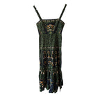 FARM Rio Flowers Arch Back Sleeveless Maxi Sundress Size XXS