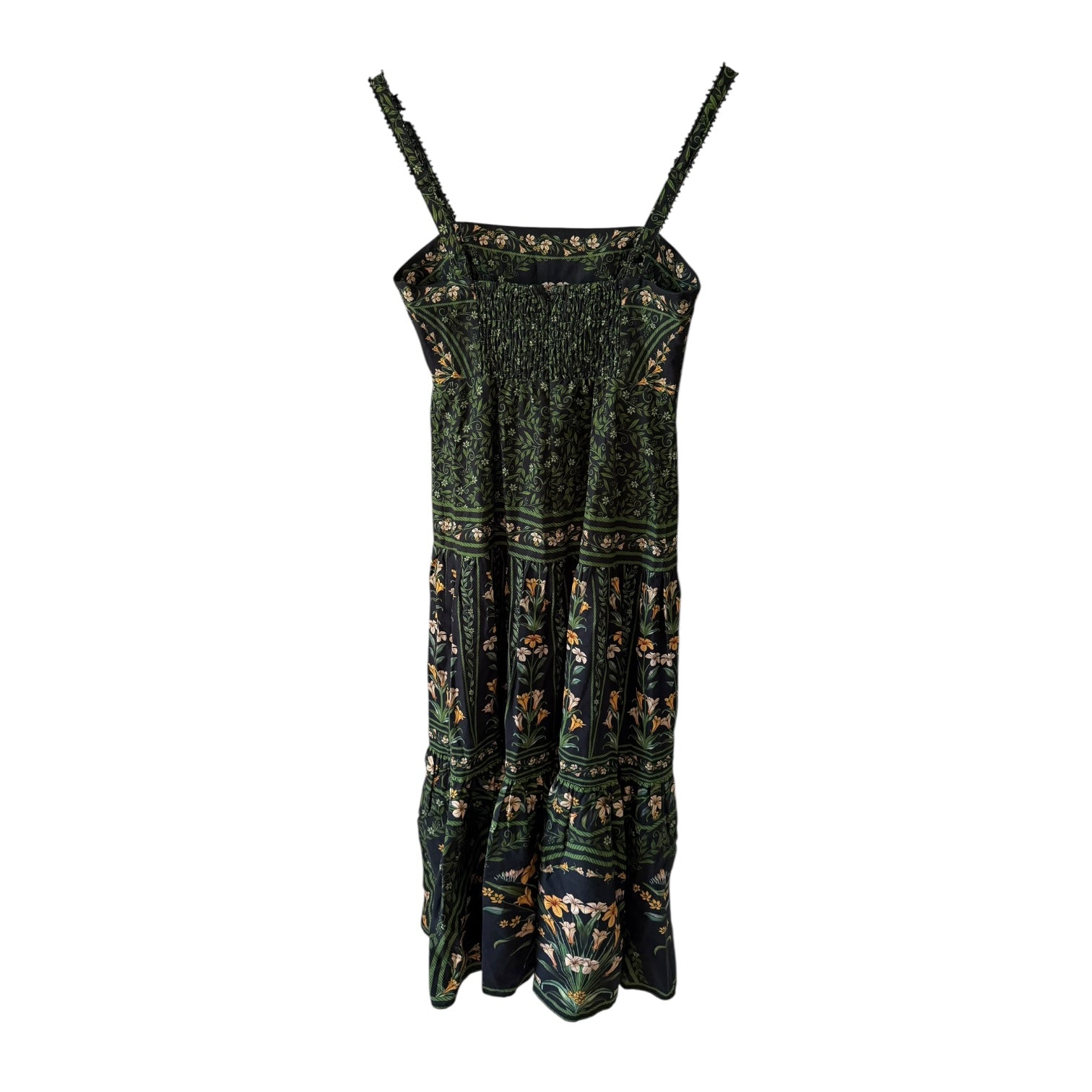 FARM Rio Flowers Arch Back Sleeveless Maxi Sundress Size XXS