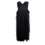 For Love & Lemons Bustier Gown in Black Size XS