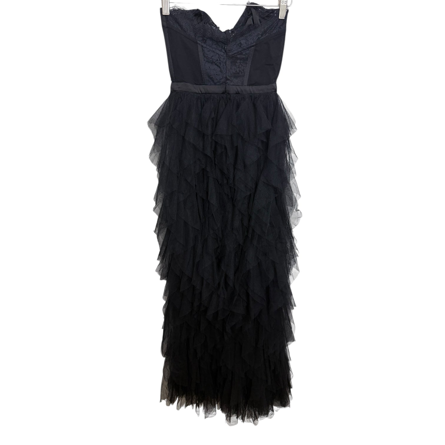 For Love & Lemons Bustier Gown in Black Size XS