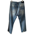 R13 Cross Over Jean in Emory With Rips Wash Size 25