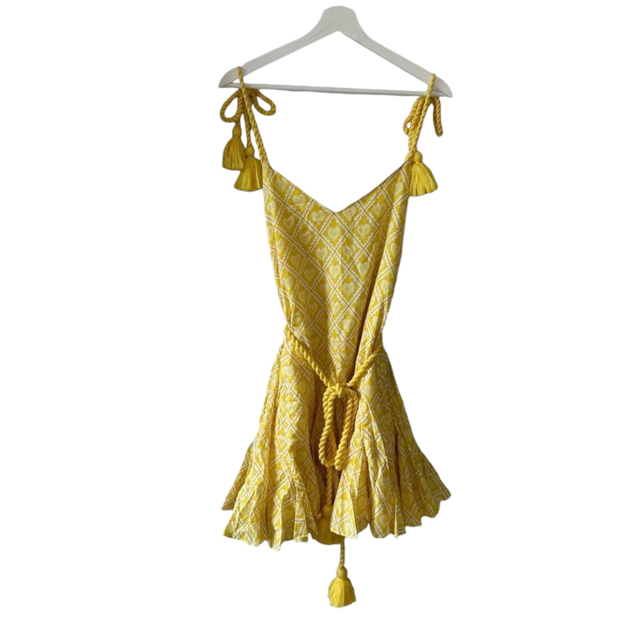 RHODE Casey Dress Love Lockdown Yellow Size S