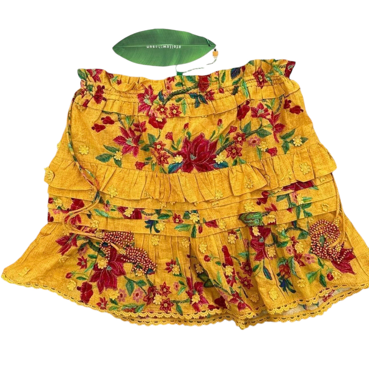 FARM Rio Flower Dream Mini Skirt Size M