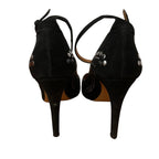 Isabel Marant Stanley Studded Suede Pumps Black Size 39