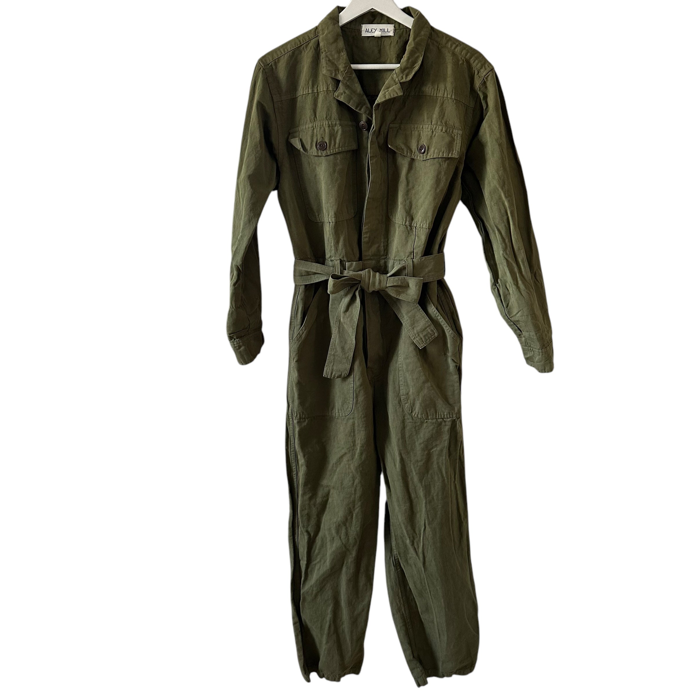 Alex Mill Mel Linen Blend Jumpsuit Size L