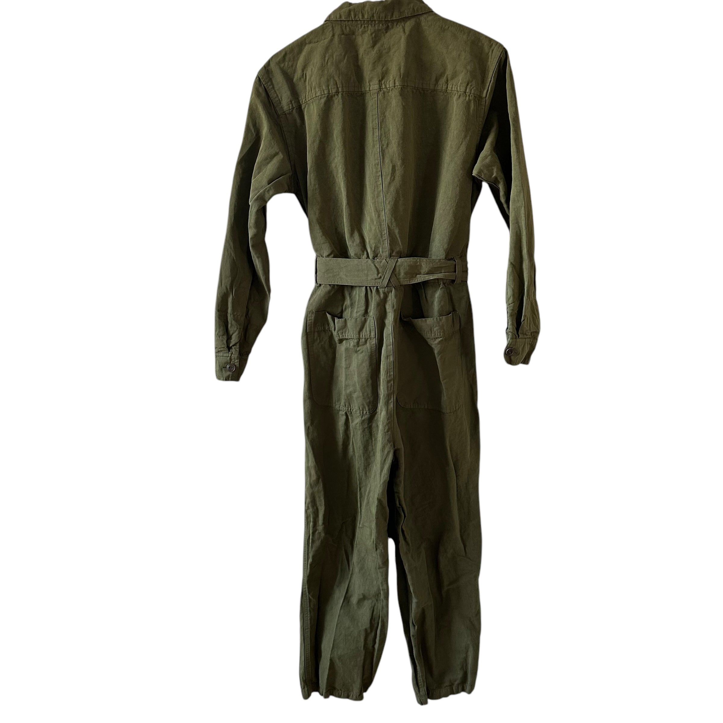 Alex Mill Mel Linen Blend Jumpsuit Size L