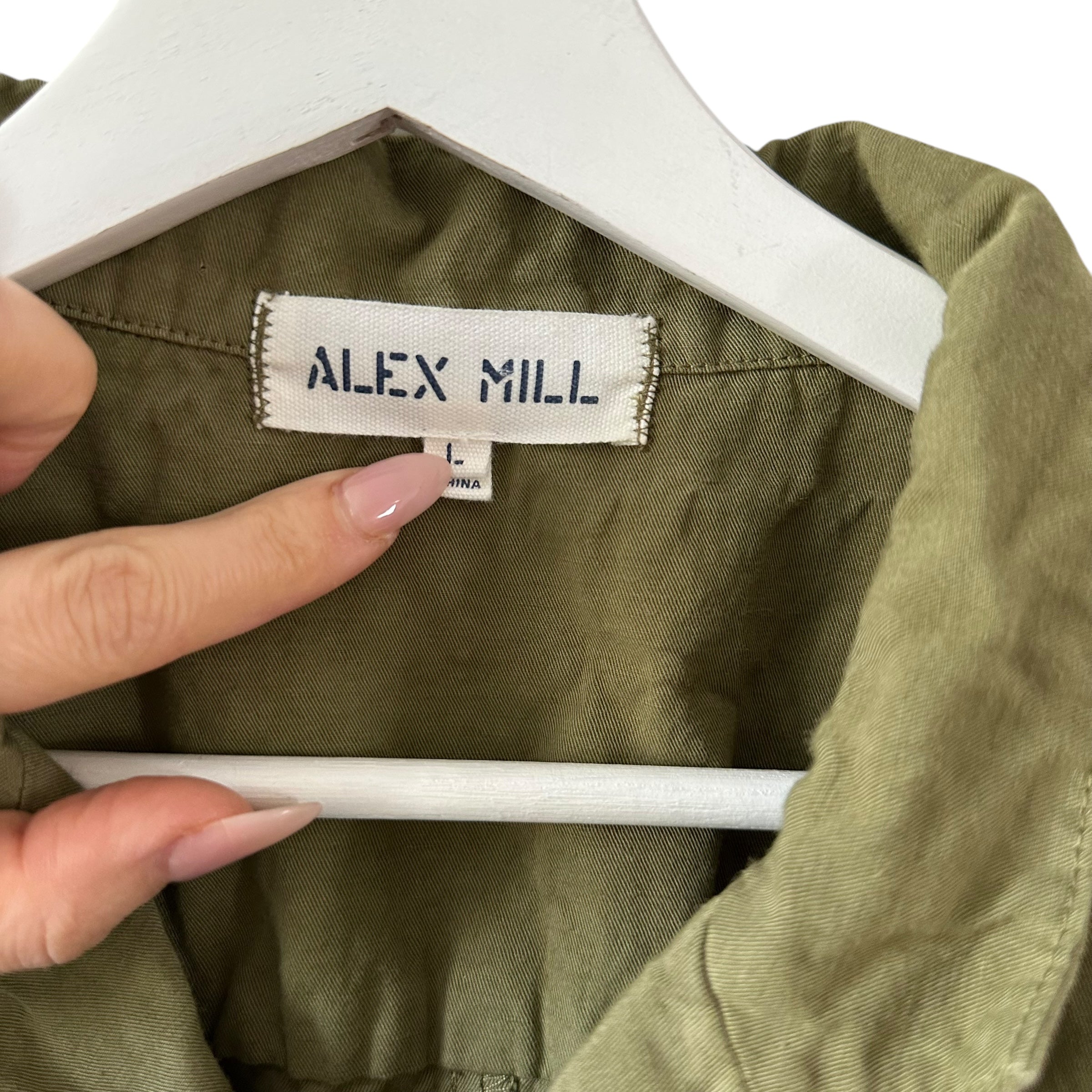 Alex Mill Mel Linen Blend Jumpsuit Size L