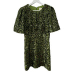 Sezane Silvia Sequins Dress Green Size 4
