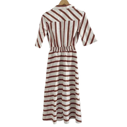 Maje Romal Stripe Dress Size S