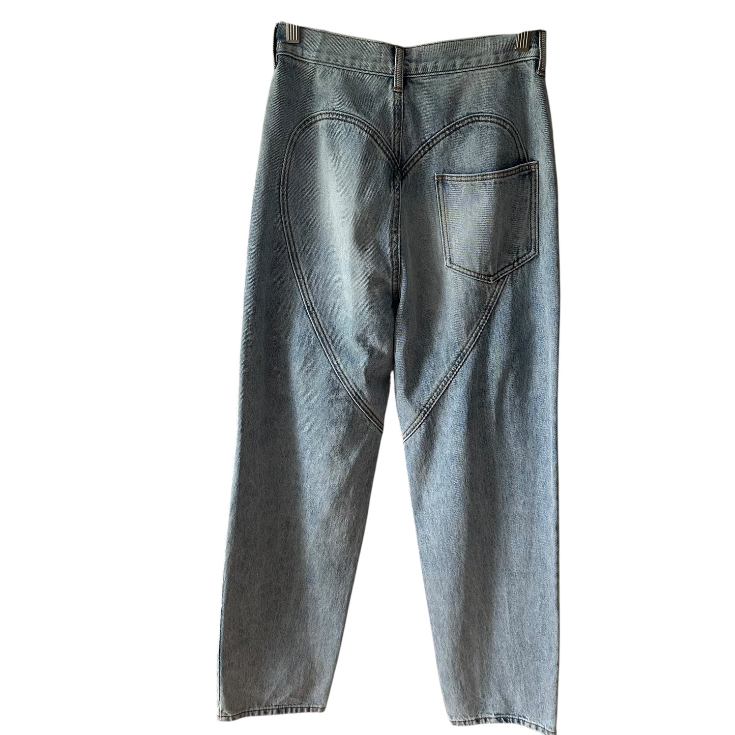 AREA Crystal Slit Jeans Size 27