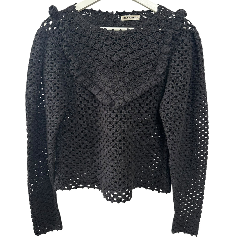 Ulla Johnson Alda Crochet Pullover Dress Size S