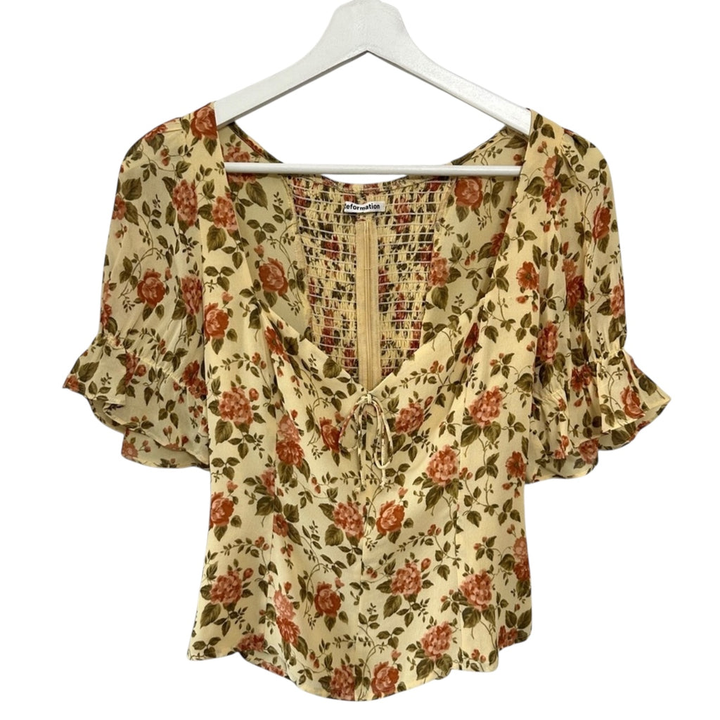 Reformation Delevan Top Size 4