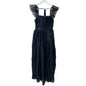 For Love & Lemons Janelle Polka Dots Tulle Rosette Goth Maxi Dress Size XS