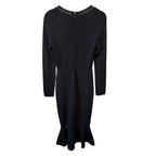 House Of CB SASHA Black Dainty Knit Midi Dress Size M
