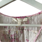 LoveShackFancy Merida Blouse Magenta Light Size M