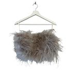 LAMARQUE Zaina Feather Bustier Top Size M
