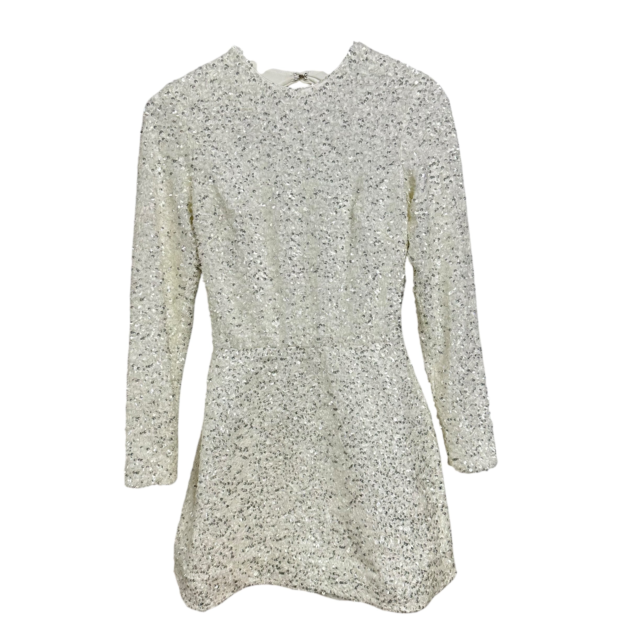 Helsi Avery Long-Sleeve Sequin Fit & Flare Mini Dress Size S