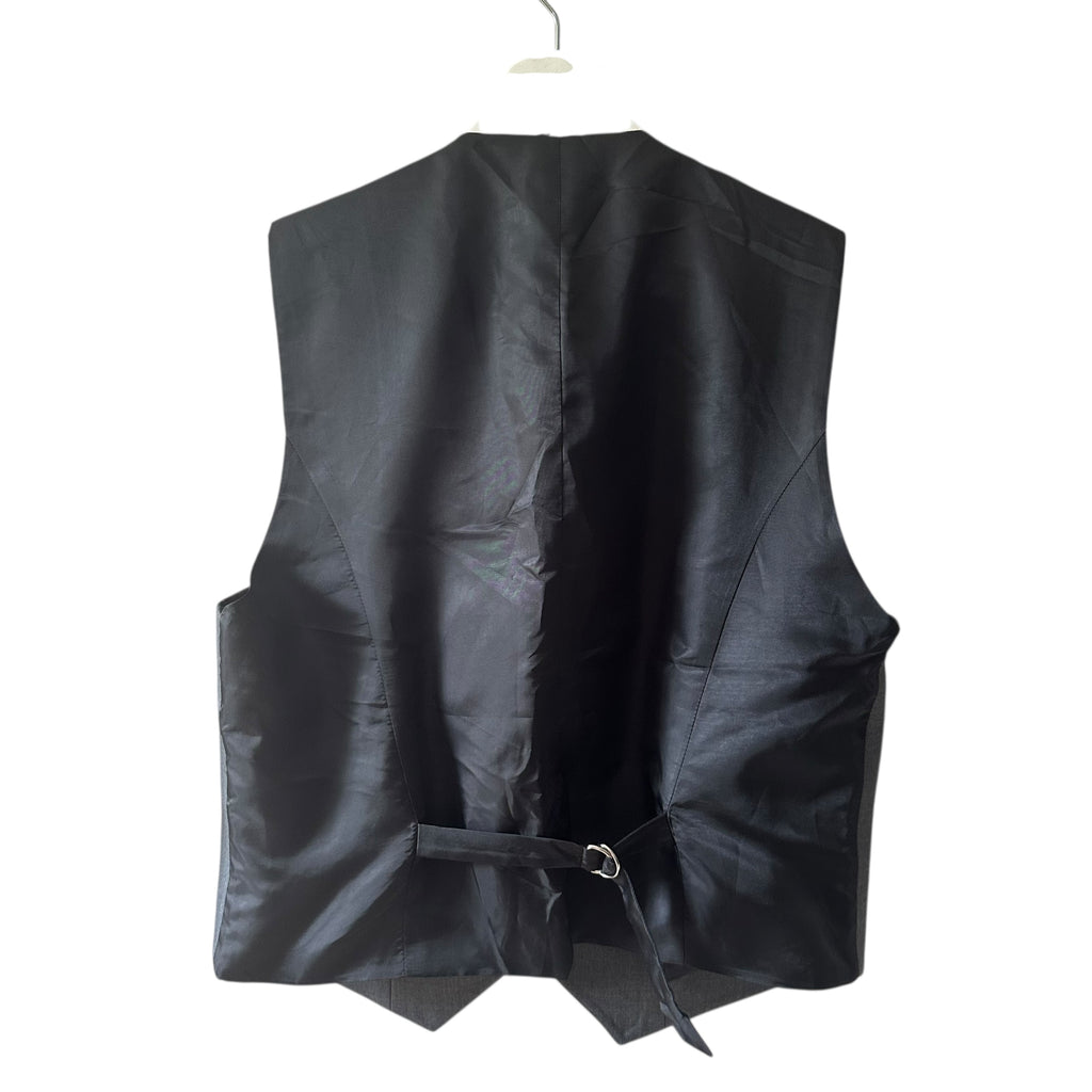 The Frankie Shop Gelso Waistcoat in Dark Grey Melange Size L