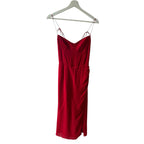 Reformation Kourtney Dress Cherry Red Size 4