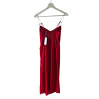 Reformation Kourtney Dress Cherry Red Size 4
