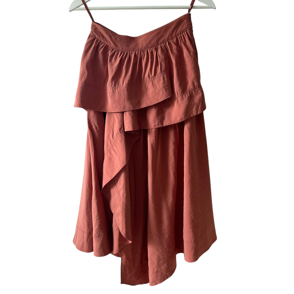 Ulla Johnson Keaton Skirt Handkerchief Midi Skirt Size 00