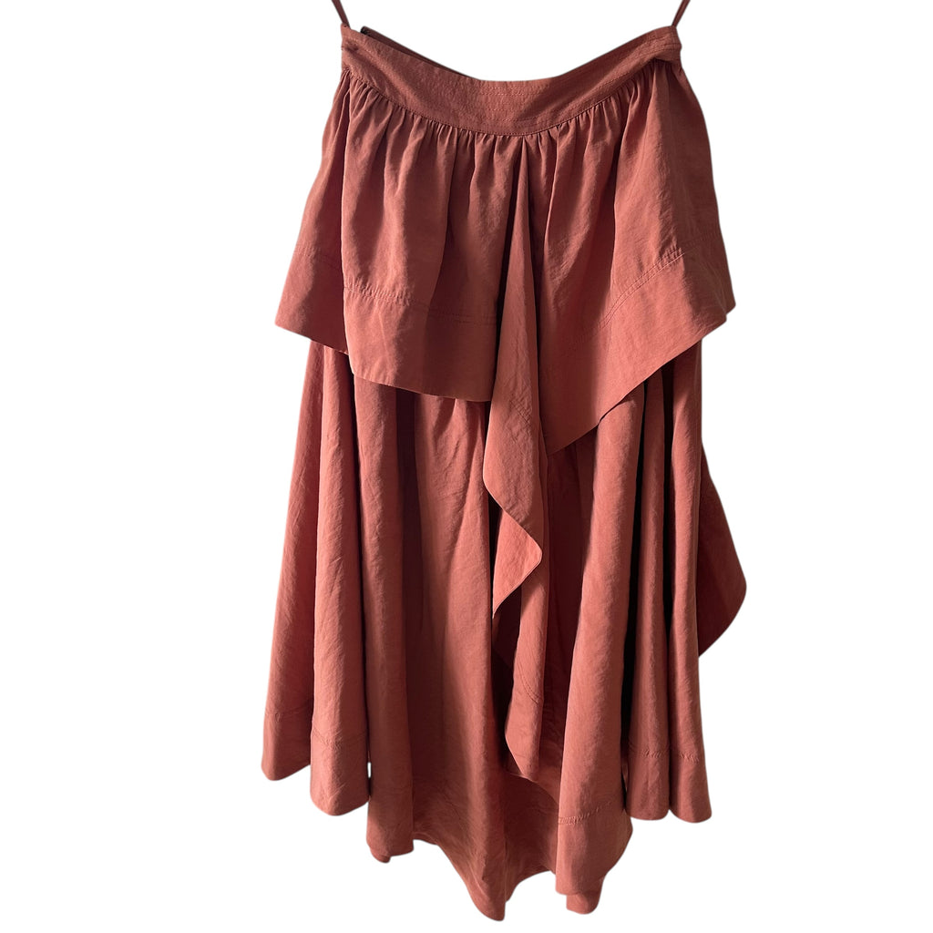 Ulla Johnson Keaton Skirt Handkerchief Midi Skirt Size 00