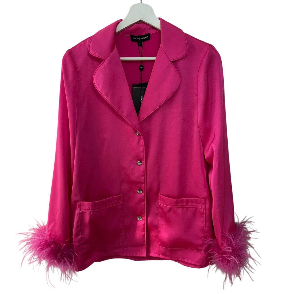 Nadine Merabi Darcie Hot Pink Pajamas Size S