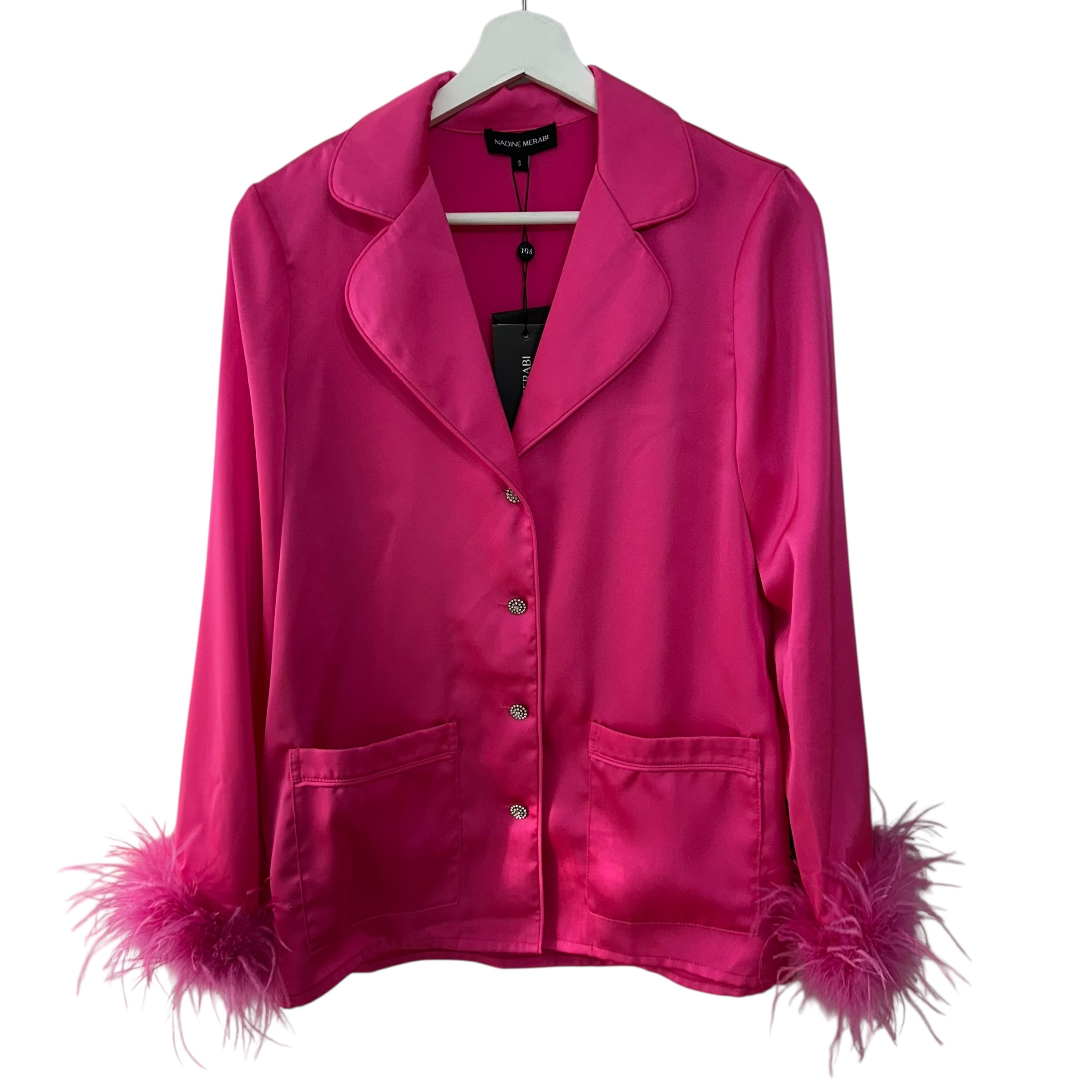 Nadine Merabi Darcie Hot Pink Pajamas Size S