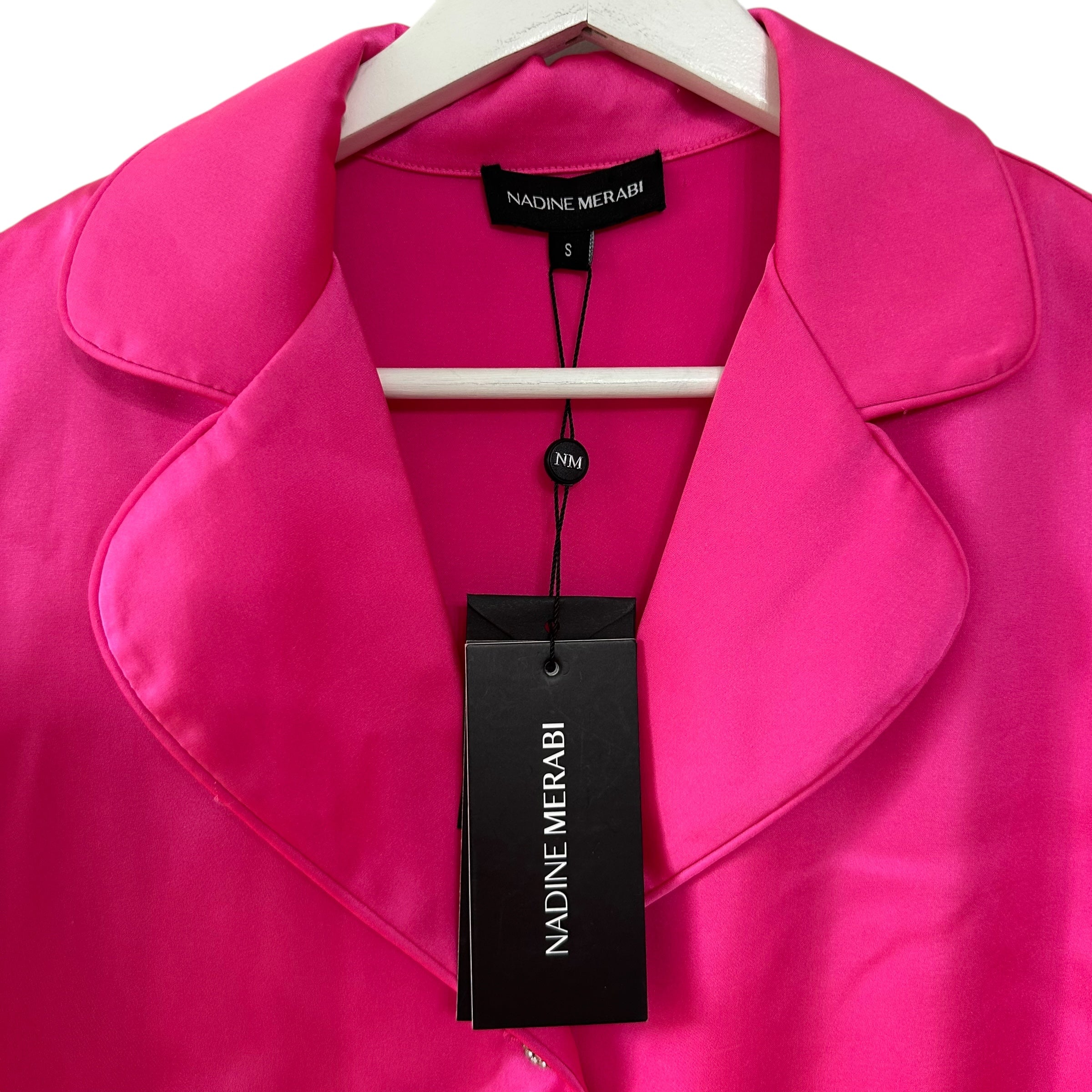 Nadine Merabi Darcie Hot Pink Pajamas Size S