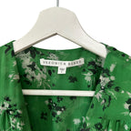 Veronica Beard Sean Dress Green Floral Size 4