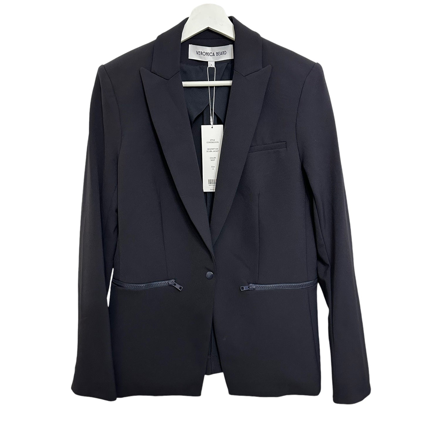 Veronica Beard Scuba Blazer Navy Size 6