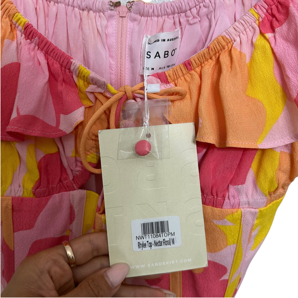 Sabo Rhylee Top and Skirt Set in Nectar Floral Size M