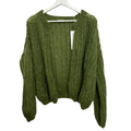 Maiami Delicate Brioche Cardigan Khaki Size S/M