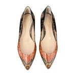 Gianvito Rossi For Etro Gianvito 85 Printed Point-toe Flats Size EU 36