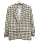 Veronica Beard Martel Dickey Checked Oversized Tweed Blazer Size 4