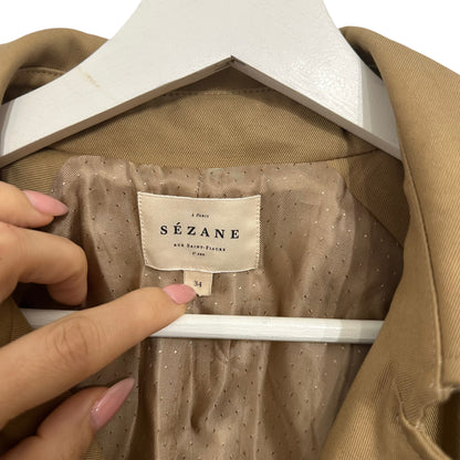 Sezane Scott Trench Coat Size 2