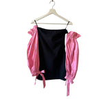 MAJORELLE Sky Dress in Black & Pink Size XS