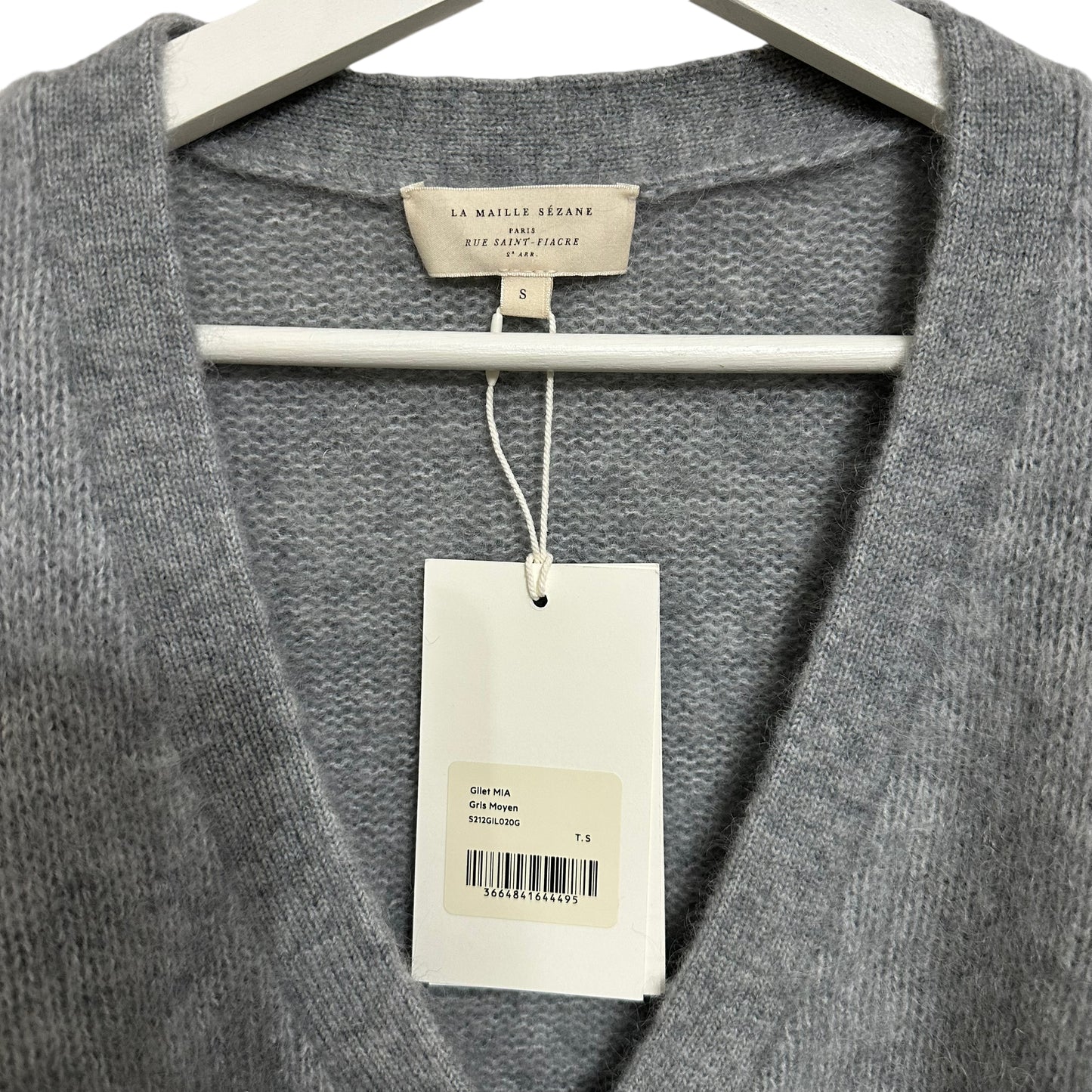 Sezane Mia Cardigan Grey Size S