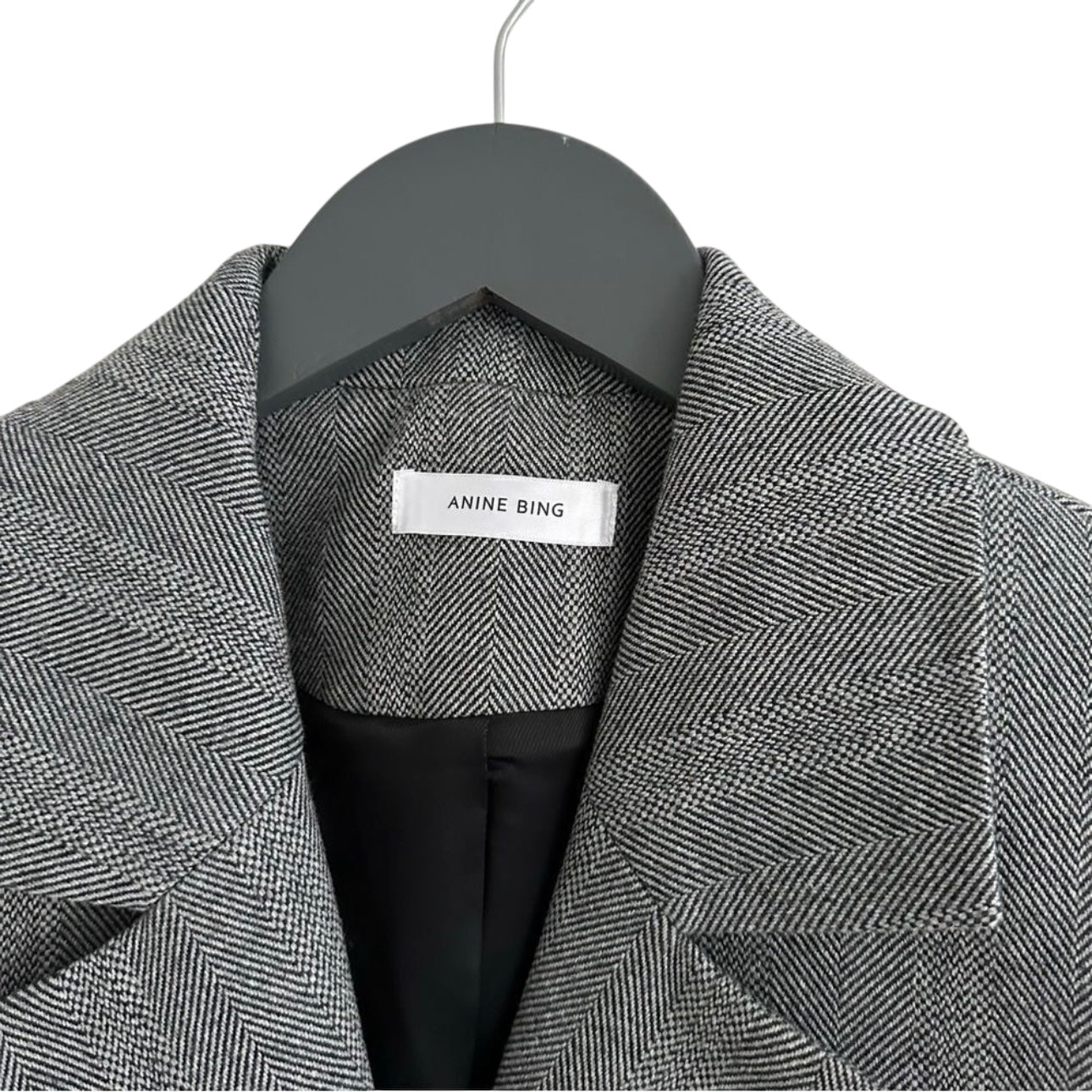 Anine Bing Becky Blazer Fishbone Size S