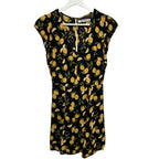 Reformation Deven Dress in Lemon Print Size 4