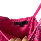 h:ours Juniper Mini Dress in Hot Pink Size M