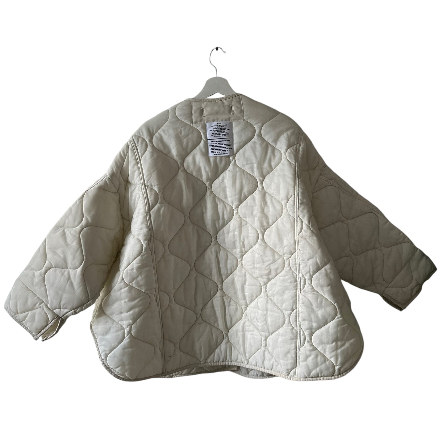 The Frankie Shop Teddy Quilted Jacket Size M/L