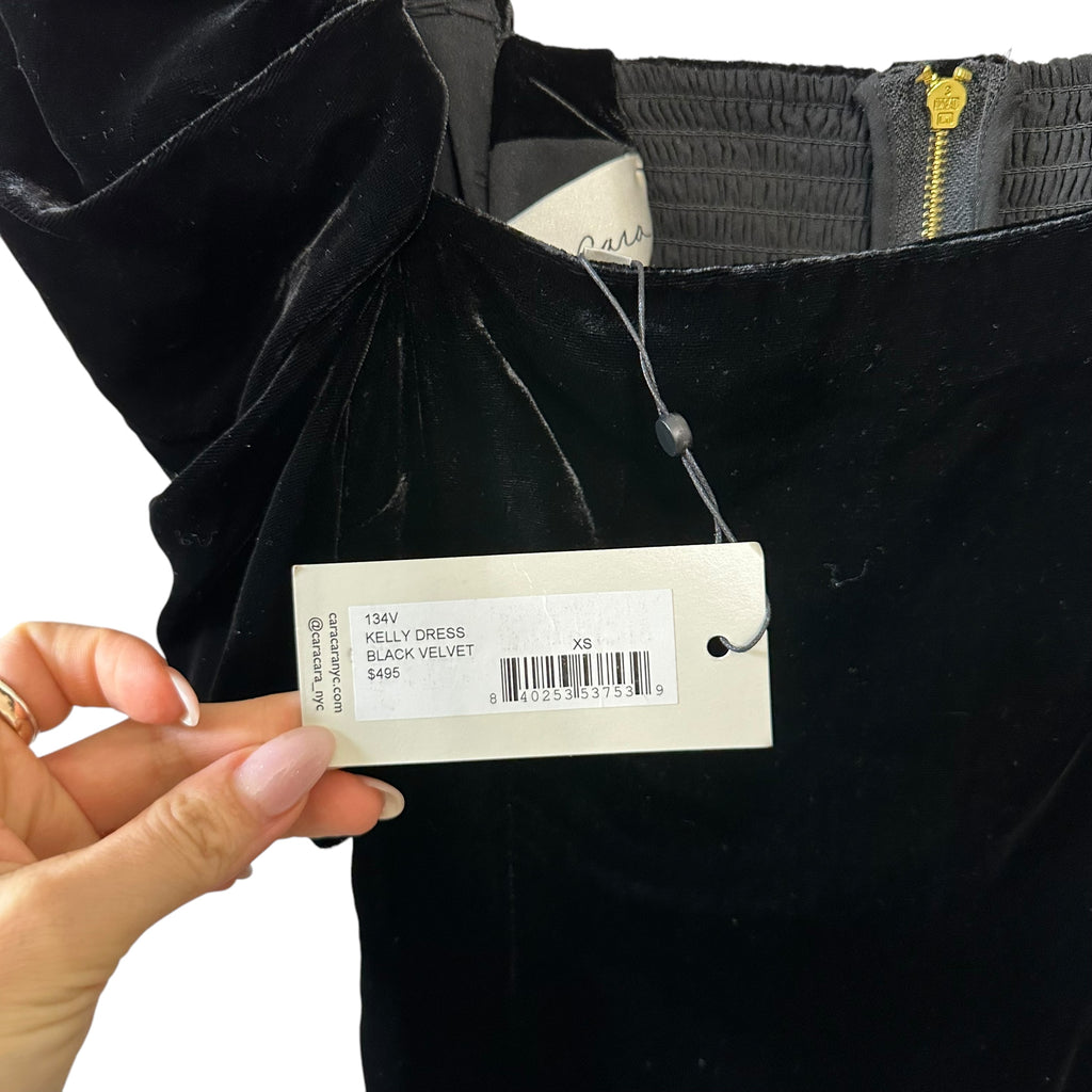 Cara Cara Kelly Velvet Mini Dress Size XS