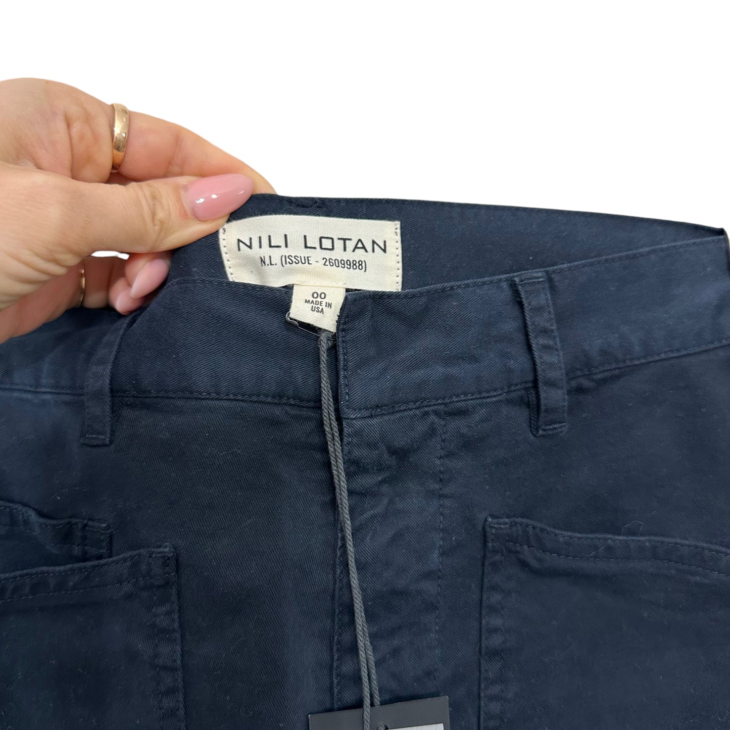 Nili Lotan Shon Pants Midnight Size 00