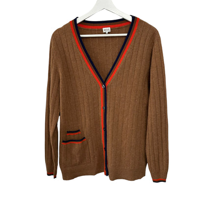 KULE The Leon Cardigan in Camel Size S