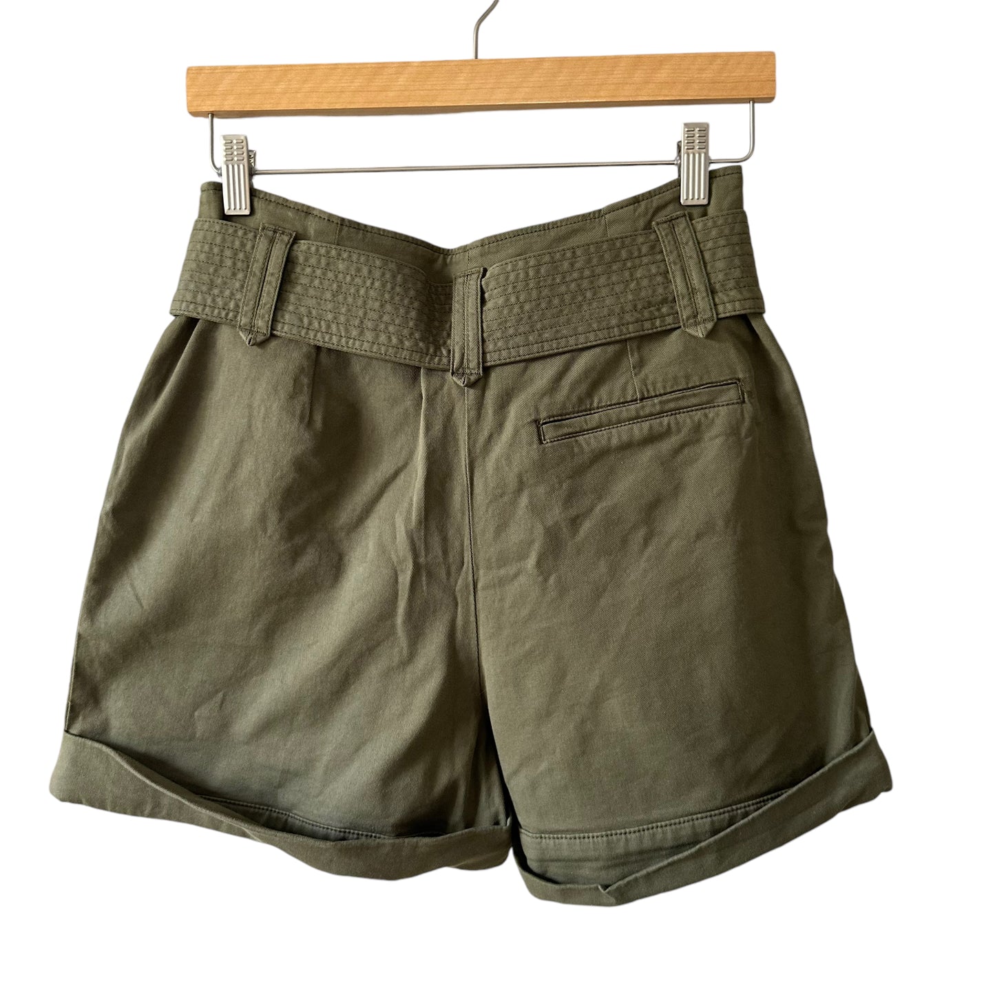 Sezane Rome Shorts Khaki Size 6