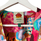Farm Rio Fruit Salad Belted Romper Size M