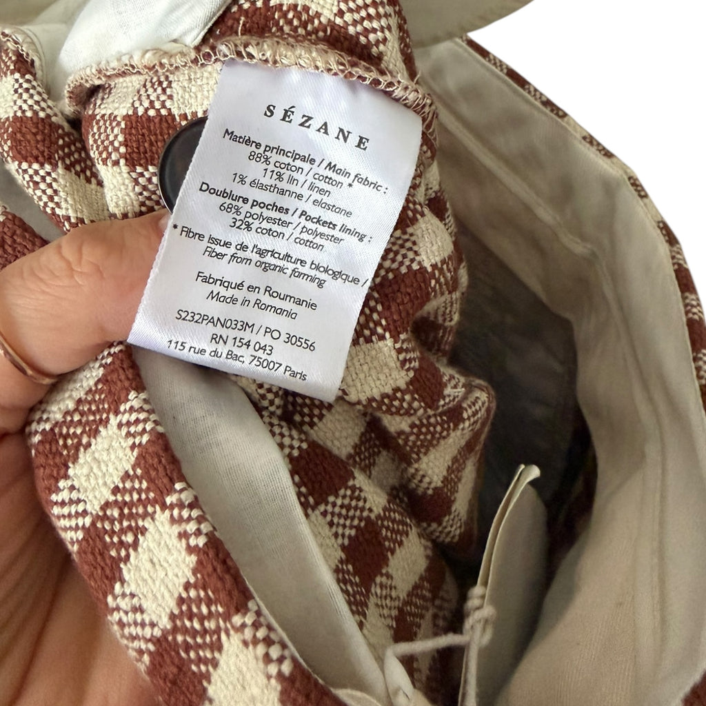 Sezane Martin Crop Pants Size 4