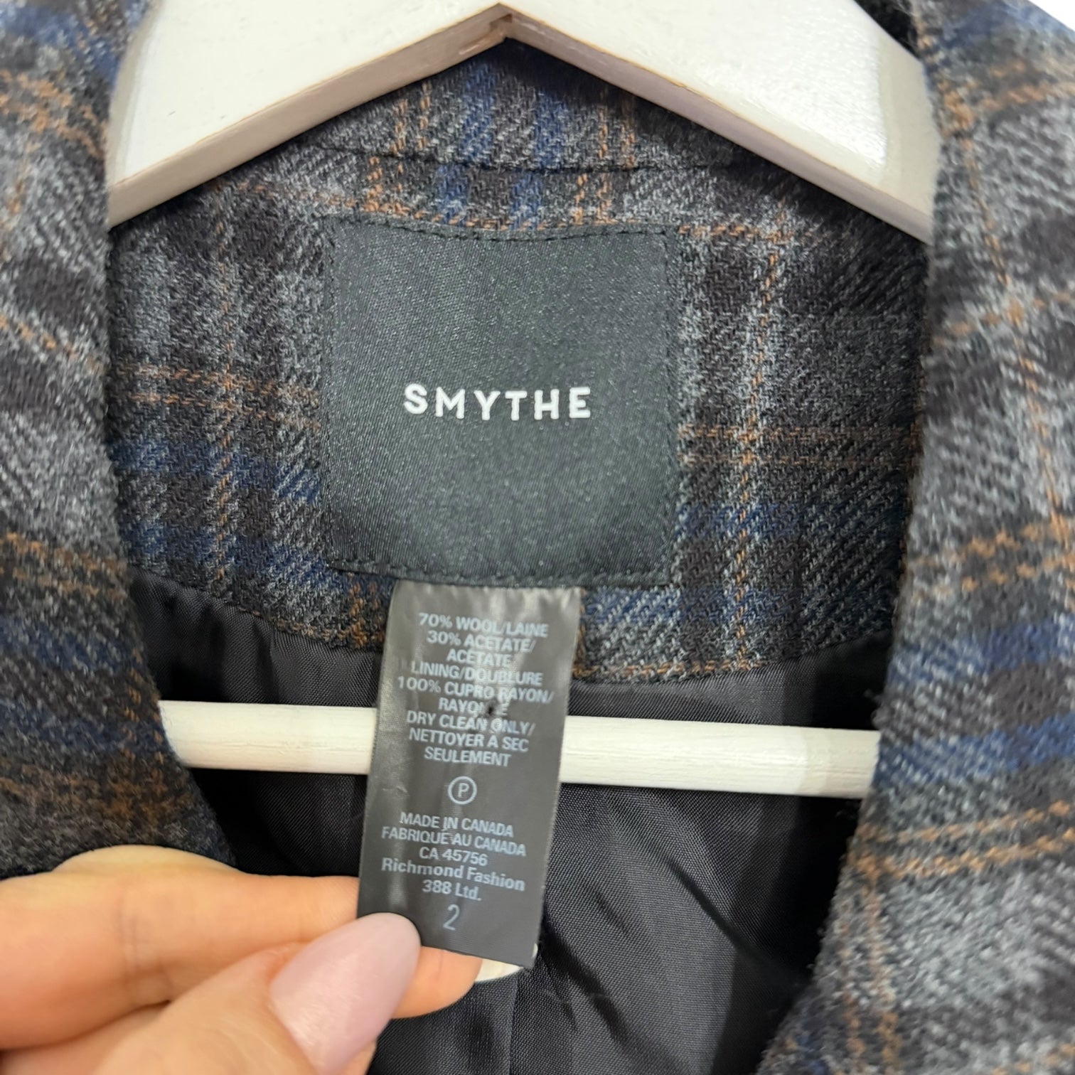 Smythe Patch Pocket Wedding Blazer Size 2