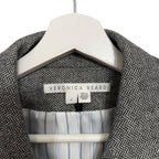 Veronica Beard Bayard Knit-Sleeve Dickey Jacket Size 2
